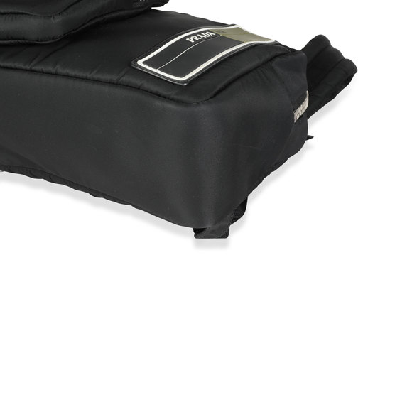 Prada Black Tessuto Pocket Nylon Technical Backpack - Picture 6 of 7